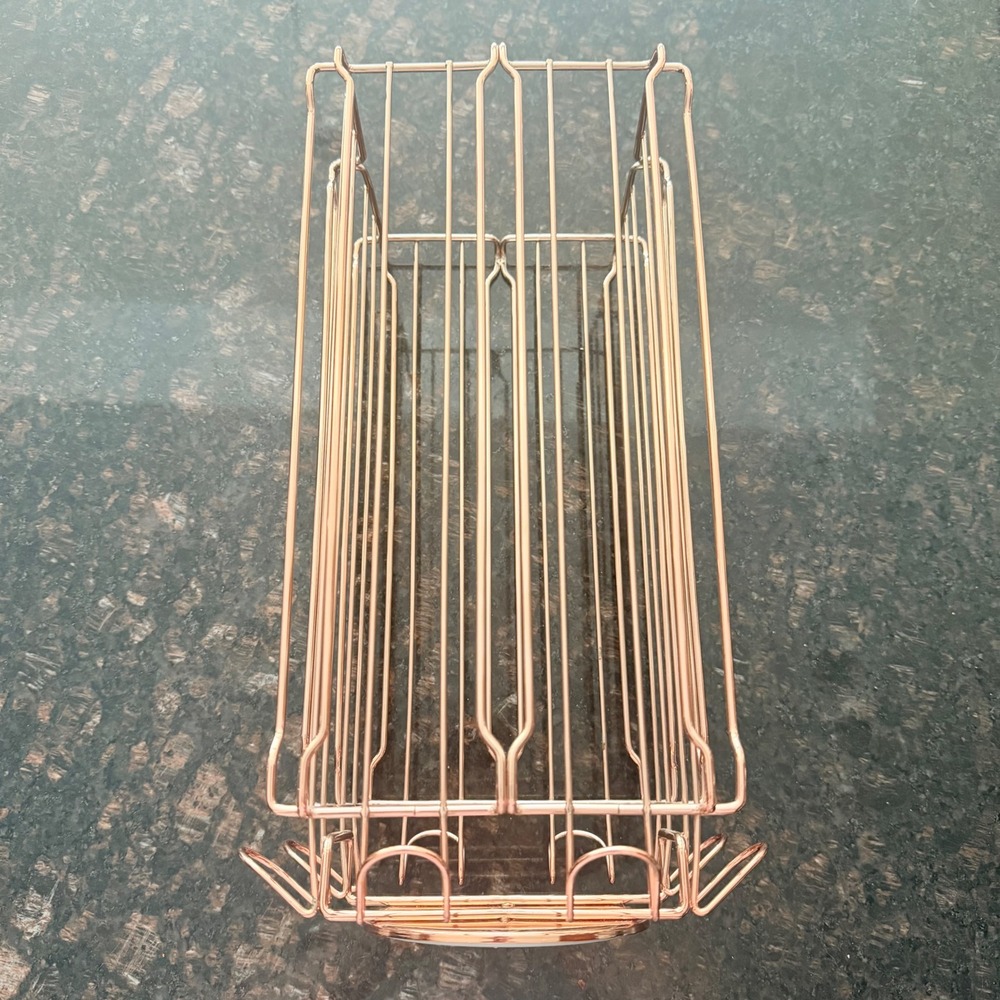 Copper Rotating Coffee Pod Holder Carousel Nespresso 48 Count Vertuo Organizer - Picture 5 of 7